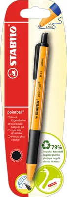 Produktbild von Druck-Kugelschreiber - STABILO pointball - Einzelstift - schwarz