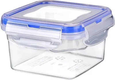 Obrázek produktu pro Vzduchotěsná plastová nádoba s pryžovým těsněním a stohovatelným designem