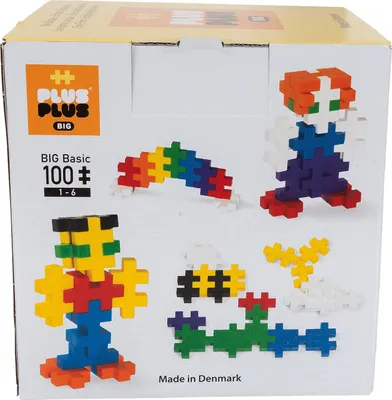 Image de Blocs Plus-plus Big Set in Colours Basic 100el