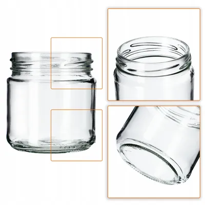 Produktbild von KADAX Einmachgläser mit Deckel "Lerma", Einweckgläser, 200 ml, 50 Stück, roter Deckel