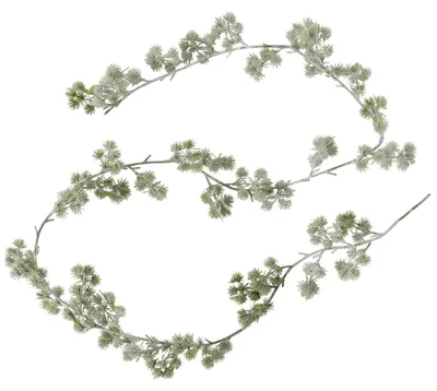 Immagine prodotto di Ghirlanda di abete PINE verde bianco glassato 2m decorazione natalizia