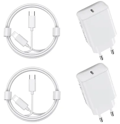 Productafbeelding van 30W snellader en snellaadkabel voor iPhone 14/14 Pro/14 Pro Max/14 Plus