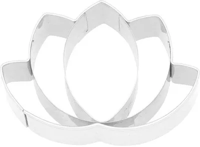 Produktbild von Edelstahl Ausstechform Lotusblume 2,5×6×4 cm
