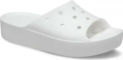 Produktbild von Crocs Damen Classic Plattform Slipper Weiß EU 34/35