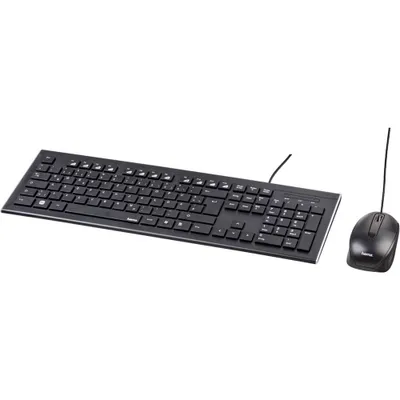 Produktbild von Tastatur-/Maus-Set "Cortino", kabelgebunden, Schwarz (00134958)