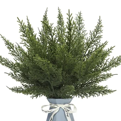 Image de Lot de 24 branches de sapin artificielles pour la décoration de Noël