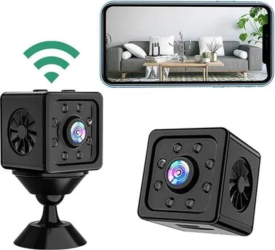 Zdjęcie produktu dla Mała bezprzewodowa kamera monitorująca 4K HD z funkcją wykrywania ruchu i widzeniem w nocy