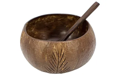 Produktbild von Kokosnuss-Set (Bowl + Löffel)