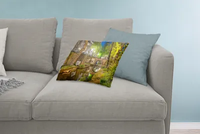 Produktbild von MuchoWow® Zierkissen Sofakissen Wohnzimmer Dekokissen 60x40 cm Moat - Utrecht - Pflanzen - Kopfkissen - Polster mit Foto