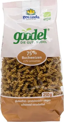 Produktbild von Govinda Goodels die gute Nudel "Buchweizen-Leinsaat" -- 250g