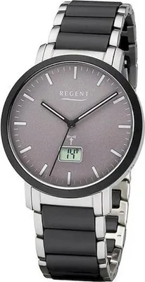 Produktbild von Regent Herren Funkuhr FR-253 Keramik, Edelstahl
