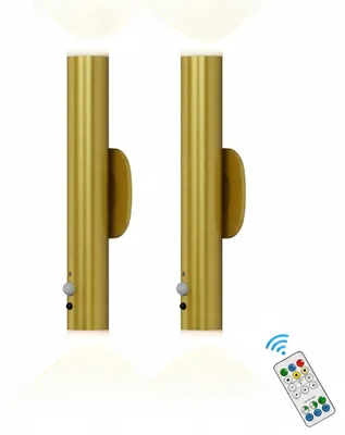 Immagine prodotto di InAndOutdoorMatch - Lampada da parete - Ricaricabile - Dimmerabile - Oro