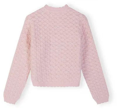 Minoti Pullover Hellrosa für Mädchen, Rückansicht