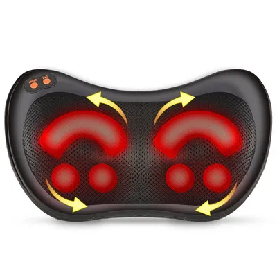 Produktbild von Multifunktionales Massagegerät, Massagekissen für Schulter, Nacken, Rücken, Arme & Beine – Shiatsu Massagegerät mit Überhitzungsschutz