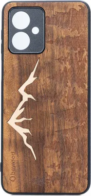 Produktbild von Holzhülle Bewood Imbuia-Gebirge für Motorola Moto G54 5G