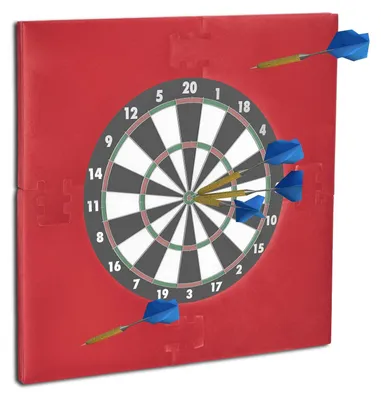 Productafbeelding van Dartbord-beschermring - Bordeaux - 71 x 71 x 3 cm - Gecoat EVA