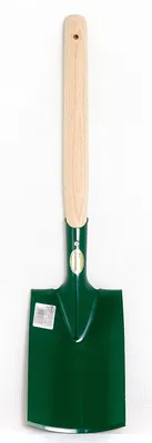 Image de Bêche gartenspaten pionierspaten spitzspaten en acier avec manche en bois K _ 85
