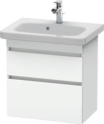 Produktbild von Waschtischunterbau DURASTYLE 368x580x610mm weiß matt/weiß matt weiss matt/weiss matt