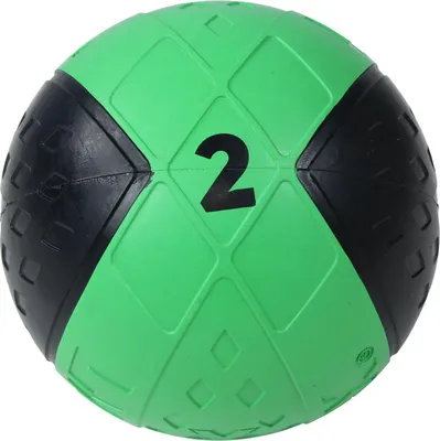 Produktbild von Lifemaxx LMX Medicine Ball 2 kg Schwarz/Grün