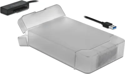 Productafbeelding van Delock 64086 DELOCK USB Type-A zu SATA Konverter mit 3.5" Schutzhülle