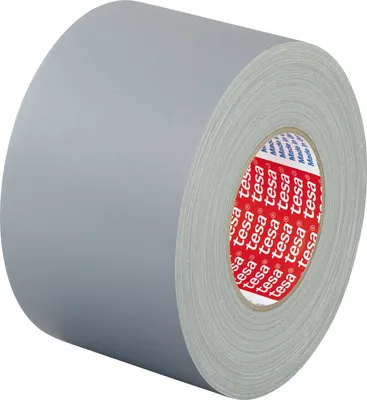 Image de TESA ruban adhésif tissé 4651 longueur 50m largeur 50mm gris tissu de laine de cellulose - 1 pièce