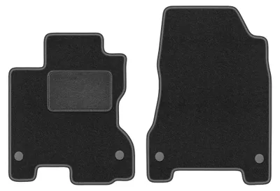 Immagine prodotto di Tappetini anteriori in moquette per Renault Koleos I 2007-2016 (SUV) – 2 pezzi, grigio grafite, su misura – Wielganizator LUX