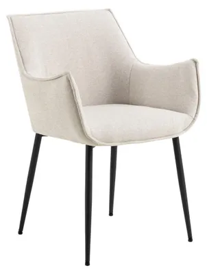 Produktbild von HOMLA LUNAR Stuhl in Stoff beige 56x56x82,5 cm