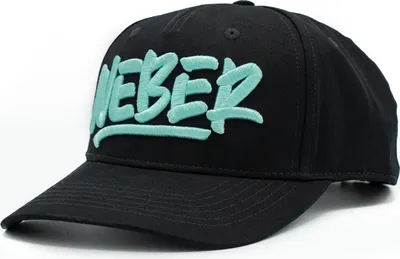 Produktbild von Weber #Werkeholics Baseball Cap schwarz/türkis