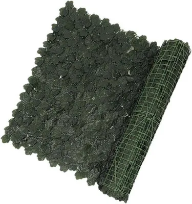 Obrázok produktu pre Systém zábradlí do záhrady – Dekoratívne oplotenie – Vytvára súkromie – Odolné voči poveternostným vplyvom – 50 x 200 cm – Tmavozelená farba