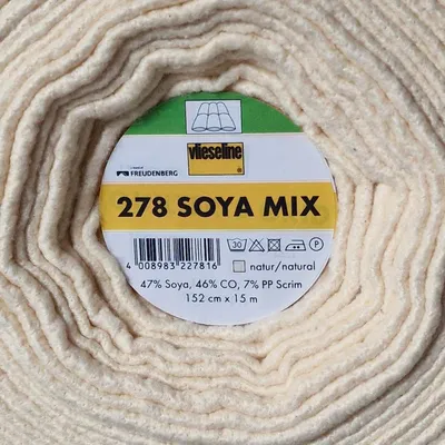 Produktbild von Vlieseline Volumenvlies 278 Soya-Mix naturfarben 135 g/m², per 0,5 m