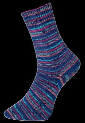 Produktbild von Pro Lana Golden Socks FASHION 6 100 g 4-fach Sockenwolle mit 75 % Schurwolle 400 m Farbe 707