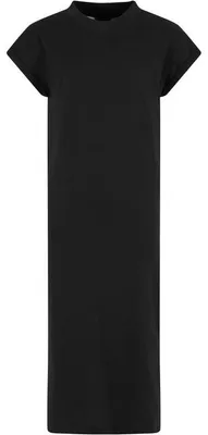 Obrázok produktu pre Detské šaty Urban Classics Girls Long Extended Shoulder Dress, čierne – 122/128