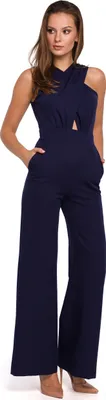 Produktbild von Makover Jumpsuit für Frauen Ksawer K029 dunkelblau M