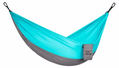 Obrázek produktu pro MultiGarden SMI-H300 Zahradní houpací síť 290 x 140 cm, do 300 kg, modro-šedá