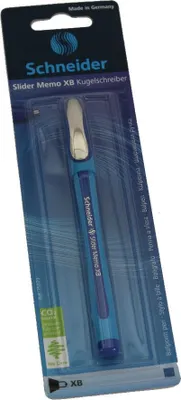Produktbild von Schneider Kugelschreiber Slider Memo XB Blisterkarte mit 1 Stück, blau