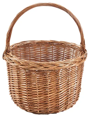 Zdjęcie produktu dla Kobolo koszyk na zakupy LINA 33Dm x 23/42H cm - koszyk koszyki shopper koszyk wiklinowy pleciona torba na zakupy koszyk samochodowy uchwyt koszyk torba składany koszyk piknikowy