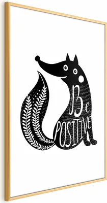 Produktbild von Posterpapier Poster - Be Positive 29.7x42 cm Für Kinder n-A-0779-ao-a