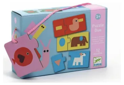 Image de Djeco Puzzle DUO - Duo - Animaux