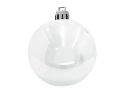 Zdjęcie produktu dla EUROPALMS kula dekoracyjna 10cm, biała 4x (83501264)