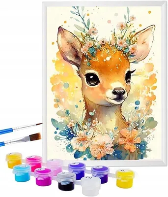 Produktbild von Malset nach Zahlen für Kinder DIY Bastelei Geschenk