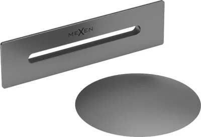Obrázek produktu pro Mexen Uni výpusť s přepadem do volně stojící vany, gun metal - 5100-95