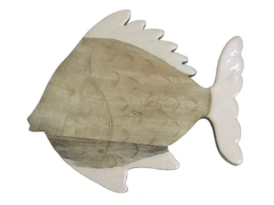 Produktbild von Dekofisch XXL 37cm Mangoholz
