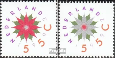 Produktbild von Briefmarken Niederlande 1992 Mi 1458-1459 (kompl.Ausg.) postfrisch Dezembermarken