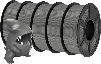 Zdjęcie produktu dla filament do drukarek 3D, wysoka wytrzymałość, łatwy do drukowania, PLA Meta Grey