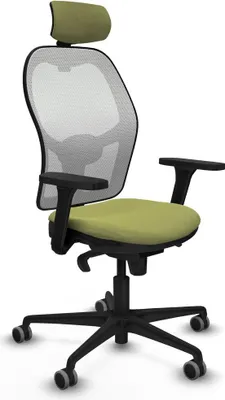 Produktbild von Bürostuhl mit Kopfstütze Piqueras y Crespo 3D036G2 grün