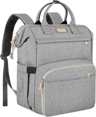 Produktbild von Kühlertasche - Laptop - Arbeits- und Essertasche - integrierte USB-Anschluss - 27x14x17 cm Kühlfach - Schwarz