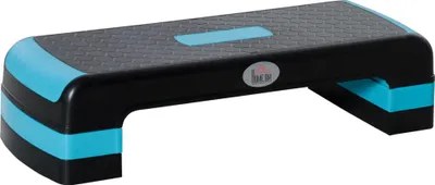 Image de Stepboard - Stepper de fitness - Réglable en hauteur 10/15/20 cm - Antidérapant - Charge maximale 150 kg - 78×28×20 cm - Noir
