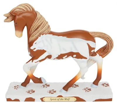 Figurine Geist des Wolfes, 7,1 Zoll, mehrfarbig