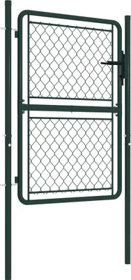 Obrázek produktu pro vidaXL Ocelová zahradní brána 100 x 125 cm Zelená