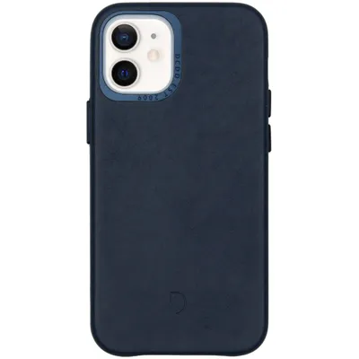 Image de Decoded, Apple iPhone 12 Mini étui en cuir, bleu